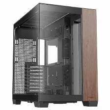 Gabinete Antec C8 Wood, Full Tower, Ventana De Vidrio, Negro/madera