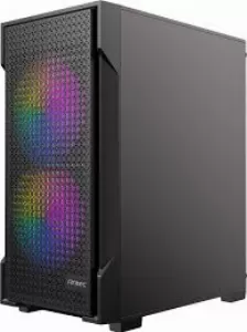 Gabinete Antec Vx100m Argb, Mini Tower, Micro Atx, Itx, 3x Ventiladores Argb 120mm, Negro