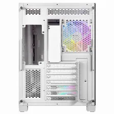 Gabinete Antec C5 Curve Argb. Midi Tower, 4x Ventilador 120 Mm, Compatible Btc, Blanco
