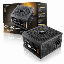 Fuente De Poder Antec Csk 550w, 80 Plus Bronze, Negro