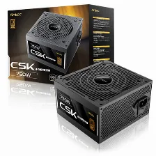 Fuente De Poder Antec Csk750 Dc, 750w , 80 Plus Bronze, Pcie 5.1, Negra