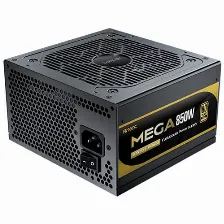 Fuente De Poder Antec Mega 850w, 80 Plus Gold, Full Modular Atx 3.1, Pcie 5.1, Negro