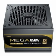 Fuente De Poder Antec Mega 850w, 80 Plus Gold, Full Modular Atx 3.1, Pcie 5.1, Negro