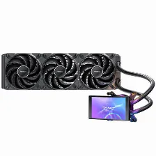Enfriamiento Liquido Antec Vortex View 360 Argb, Con Pantalla Lcd Giratoria, Intel/amd, Negro