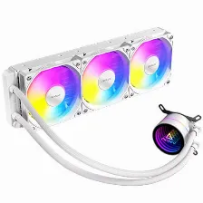 Enfriamiento Liquido Antec Luna 360 Argb, 3x120mm, Intel/amd, Blanco