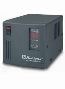 Regulador Koblenz Er-2550 2500va, 6 Contactos, Estructura De Metal, Uso Rudo