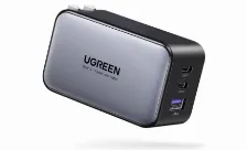 Cargador Ugreen Nexode 65w, 2xusb-c, Carga Rapida, Gris