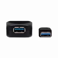 Cable Manhattan, Usb 3.0 A Macho - Usb 3.0 A Hembra, 5 Metros, Negro