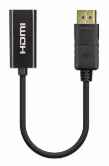 Adaptador Vídeo Manhattan 153713 Displayport A Hdmi, 0.15 M, Negro