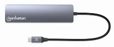 Estaciã“n Docking, Manhattan, 153966, Usb-c Con Lector De Tarjetas, 7 En 1