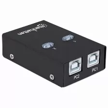 Switch Hi-speed Automatico Manhattan Para Compartir Dispositivos Usb Alta Velocidad 2.0