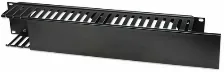 Organizador De Cables Intellinet 19pulg, 2u Tapa De Plastico, Negro