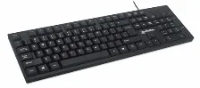 Teclado Manhattan 179324 Ingles, Alambrico, Conexion Usb, 104 Teclas, Color Negro