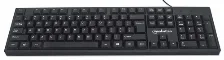 Teclado Manhattan 179324 Ingles, Alambrico, Conexion Usb, 104 Teclas, Color Negro