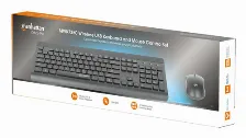 Teclado Inalámbrico Manhattan 180771 Tamaño Completo (100%), 10 M, Teclado Numérico, Negro