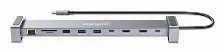 Docking Station Manhattan 190398 4k Ultra Hd, Usb 3.2 Gen 1 (3.1 Gen 1) Type-c, Hdmi 2, Usb A 2, Usb Tipo C 1