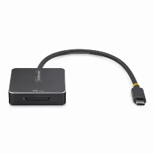 Lector De Memorias Startech.com Transferencia 10000 Mbit/s, Mmc, Sd, Sdhc, Sdxc, Color Negro