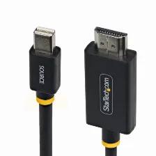 Adaptador Vídeo Startech.com 1m-mdp-hdmi2-4k60 Mini Displayport A Hdmi Tipo A (estándar), 1 M, Negro