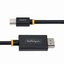 Adaptador Vídeo Startech.com 1m-mdp-hdmi2-4k60 Mini Displayport A Hdmi Tipo A (estándar), 1 M, Negro
