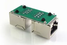 Cople Rj45 Ugreen Hembra A Hembra, Compatible Con Cat7/cat6a/cat6/cat5e, Rohs, Blanco
