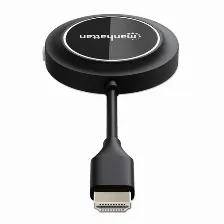 Extensor Manhattan 208444 Transmisor Av, 1920 X 1080, 1hdmi, Hasta 30 M, Negro