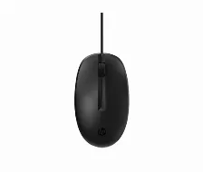 Mouse Hp Mouse Laser 128 Con Cable Laser, 3 Botones, 1200 Dpi, Interfaz Usb Tipo A, Color Negro