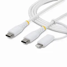 Cable Usb Startech.com Usb C A Usb C, Blanco