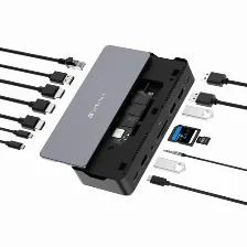 Docking Station Verbatim Cds-15s 8k Ultra Hd, Usb 3.2 Gen 1 (3.1 Gen 1) Type-c, Hdmi 2, Usb A 2, Usb Tipo C 2