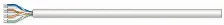 Bobina De Cable De Red Intellinet Cat6 Utp Solido, 305 Metros, 100% Cobre, Clasificacion Cm, Certificable, Gris