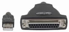 Cable Adaptador Manhattan 336581 De Usb2.0 A Paralelo Db25, 1.8 Metros Blister