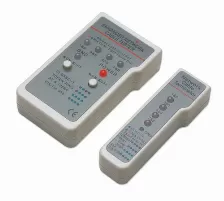 Probador De Cable Intellinet Rj-45/rj-11/utp/stp/ftp, 4 Leds, Beige