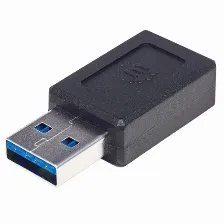 Adaptador Manhattan Usb-a A Usb-c, Negro