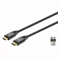 Cable Hdmi Manhattan 2 M, 48 Gbit/s, 1080p, 1440p, Negro