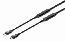 Cable Usb Manhattan Usb C A Usb C, Negro