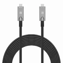 Cable Usb Manhattan 356428 Usb C A Usb C, 10000 Mbit/s, Negro