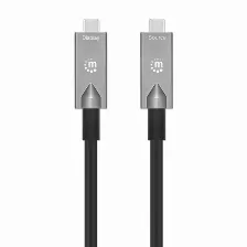 Cable Usb Manhattan 356442 Usb C A Usb C, 10000 Mbit/s, Negro
