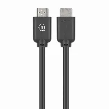Cableshdmi/manhattan/356701/cable Hdmi De Alta Velocidad 4k@60hz Con Ethernet, 15 M