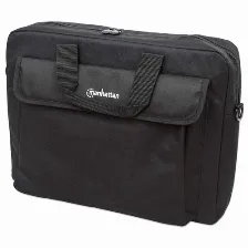 Maletin Para Laptop Manhattan London De 15.6 Pulgadas, Poliester, Color Negro