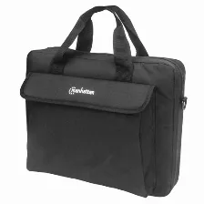 Maletín Manhattande Poliéster London Para Laptop 14.1 Pulg, (439893) Negro