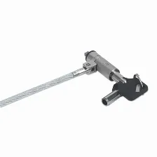 Candado Manhattan De Llave Para Laptop, 2 Metros, Acero, (4402959) Gris