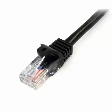 Patchcord Startech.com Cat5e, 0.5 M, U/utp (utp), Negro