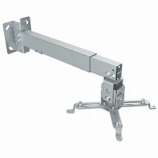 Soporte Manhattan Para Proyector Muro/ Techo, Movimiento Articulado, Hasta 20kg, Color Plata