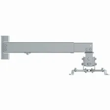 Soporte Manhattan Para Proyector Muro/ Techo, Movimiento Articulado, Hasta 20kg, Color Plata