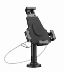 Soporte Para Tablet Manhattan, 7.9 Hasta 10.5 Pulgadas, Con Cerradura Escritorio Y De Montaje En Pared, Negro