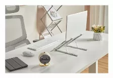 Soporte Manhattan, Para Laptop, 15.6 Pulgadas, Aluminio