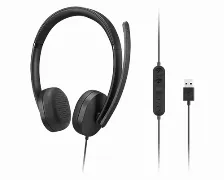 Audífonos Lenovo 4xd1p83425 Diadema, Alámbrico, Usb, Negro