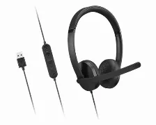 Audífonos Lenovo 4xd1p83425 Diadema, Alámbrico, Usb, Negro