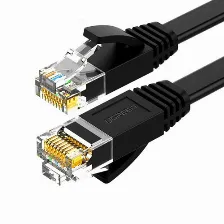 Cable De Red Ugreen Cat6, Plano, Utp, Rj-45, Cca, 5m, Negro