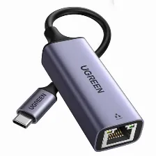 Adaptador De Red Ugreen Usb-c A Rj45, 1000 Mbit/s, Plata