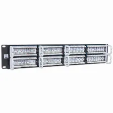 Panel De Parcheo Cat 5e, 48 Puertos, Rack 2 Niveles